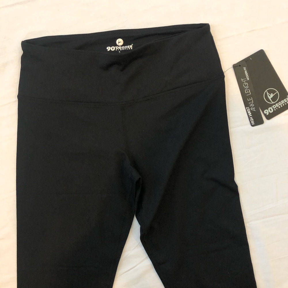 90 Degree Reflex Ankle Length High Waist Legging L - Picture 6 of 10